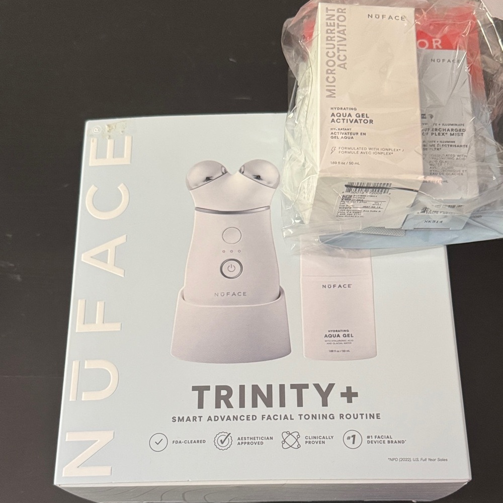 NuFace Trinity+ Facial Toning Device in White